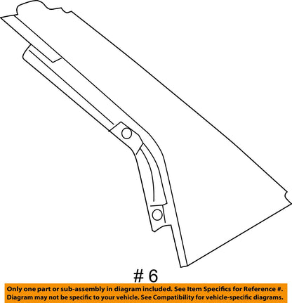 2020-2024 Audi A8 Rear Door Applique 4N48399045FQ
