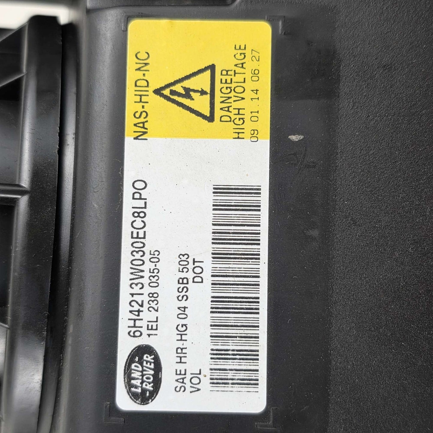 2006-2009 Land Rover Range Rover Sport HID Left Headlight 1EL23803505