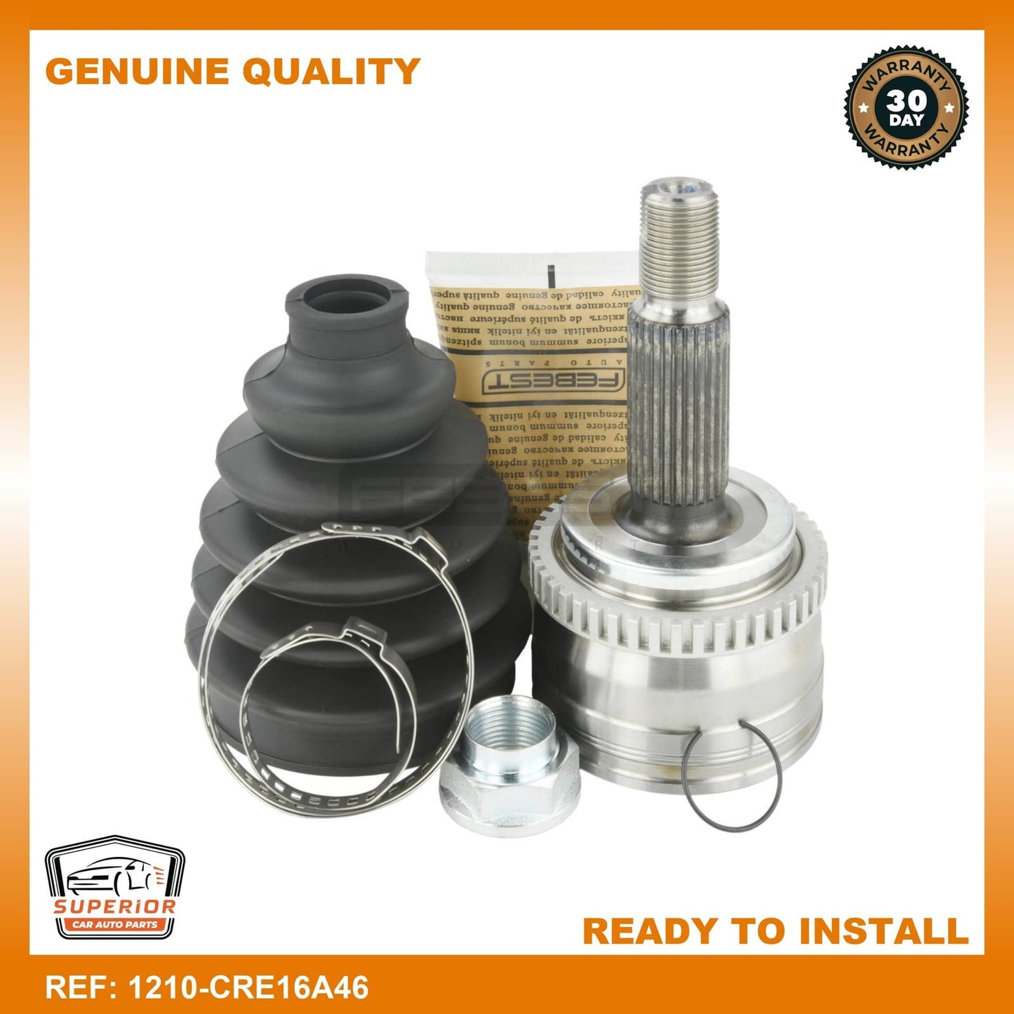 FEBEST 2017 Hyundai Creta Outer Cv Joint 1210-CRE16A46