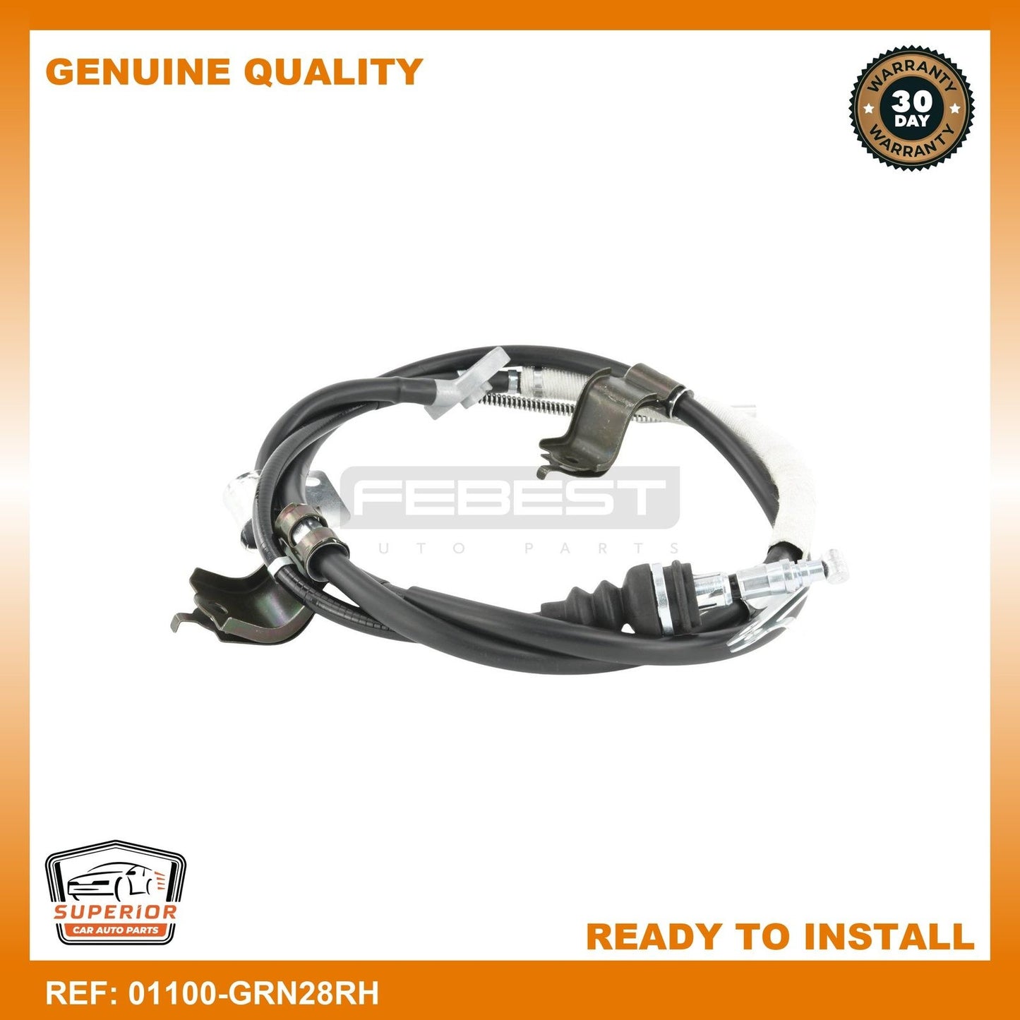 FEBEST 2010 Toyota 4Runner Parking Brake Cable 01100-GRN28RH