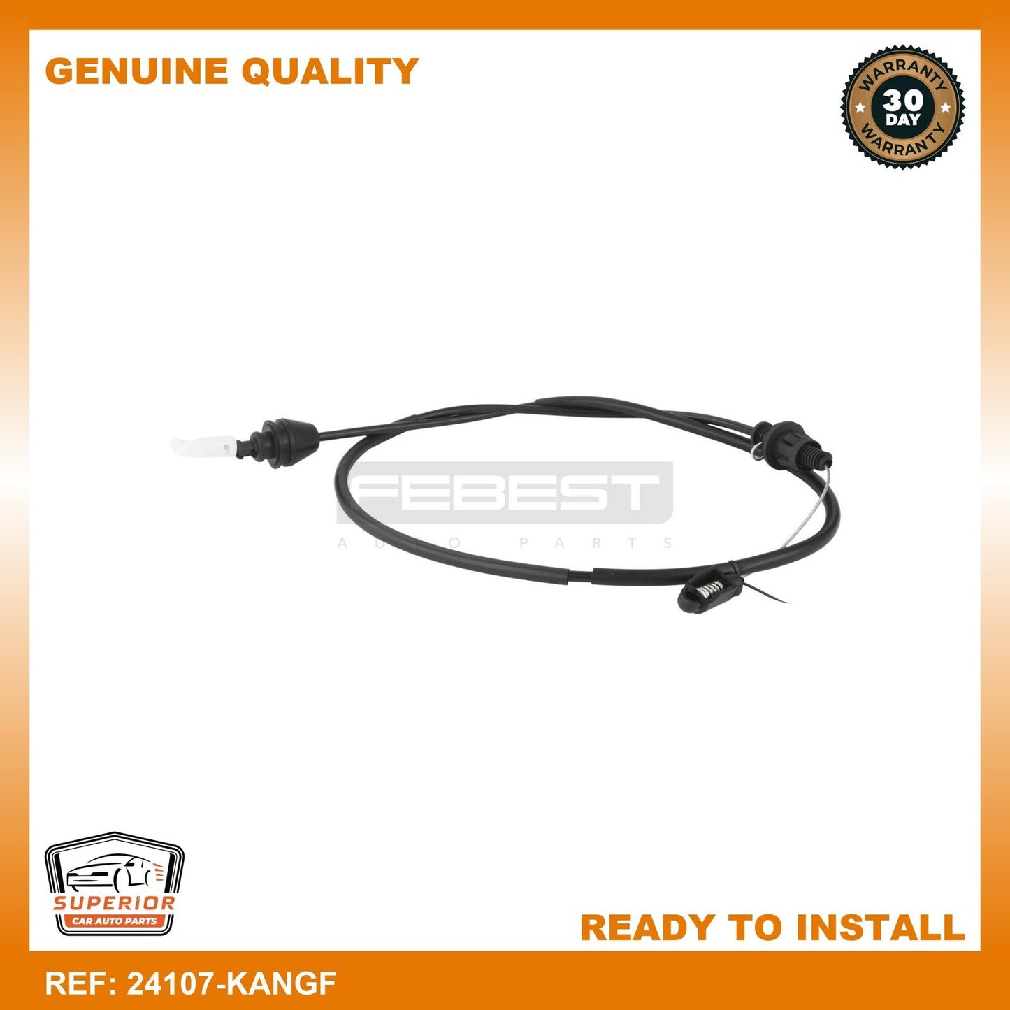 FEBEST 2007-2009 Renault Kangoo Throttle Cable 24107-KANGF