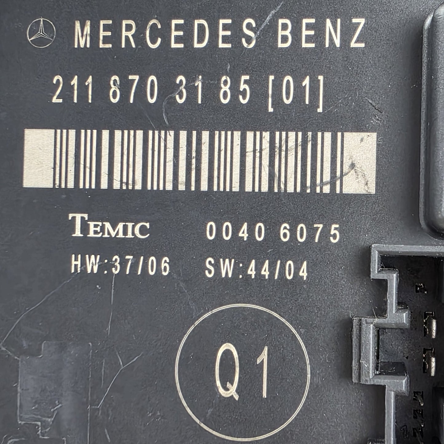 2007-2009 Mercedes-Benz E63 Rear Left Door Control Module 2118703185