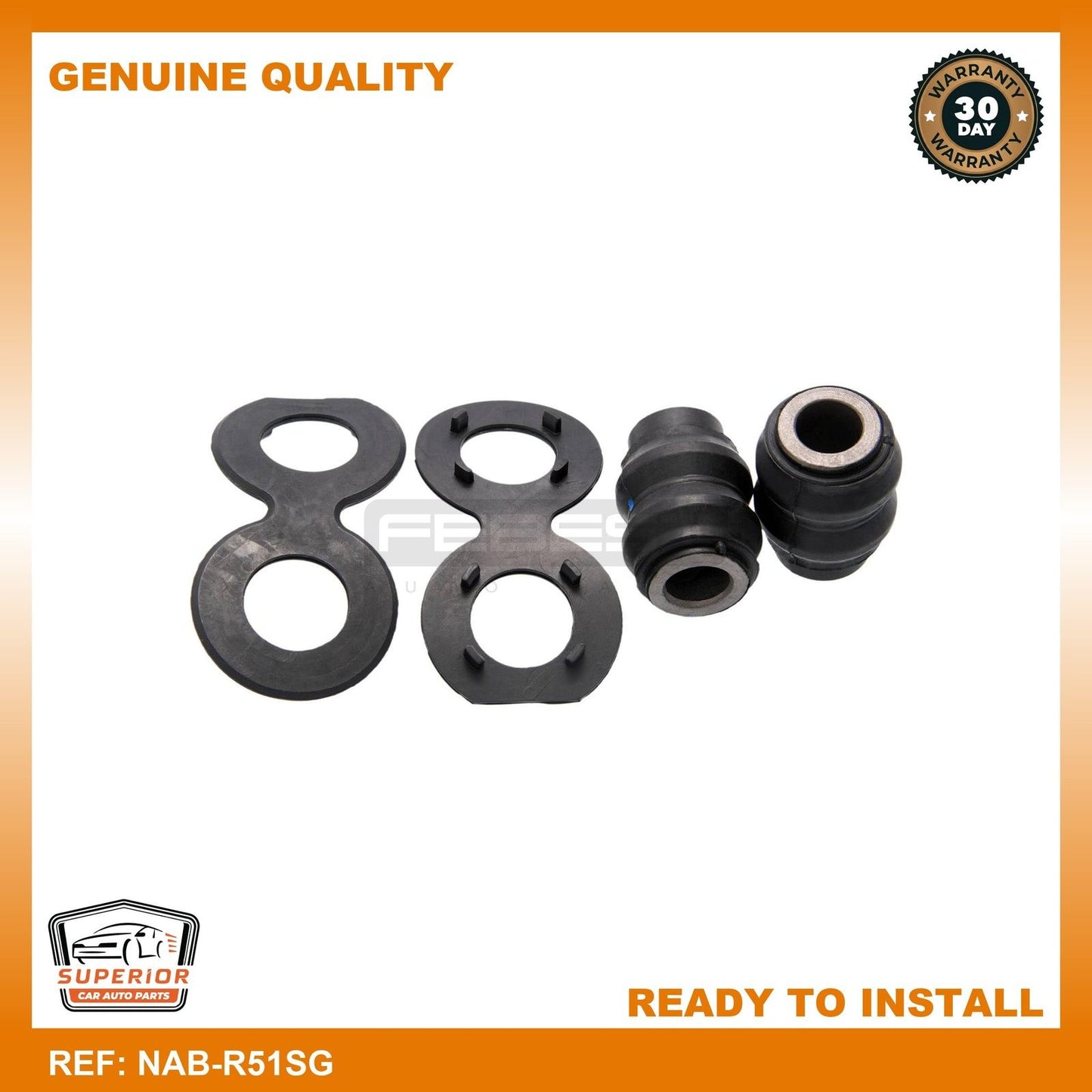Febest 2004-2010 Infiniti QX56 Steering Rack Bushing Kit NAB-R51SG