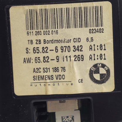 2006-2013 BMW E92 DASH INFORMATION SCREEN 6970342