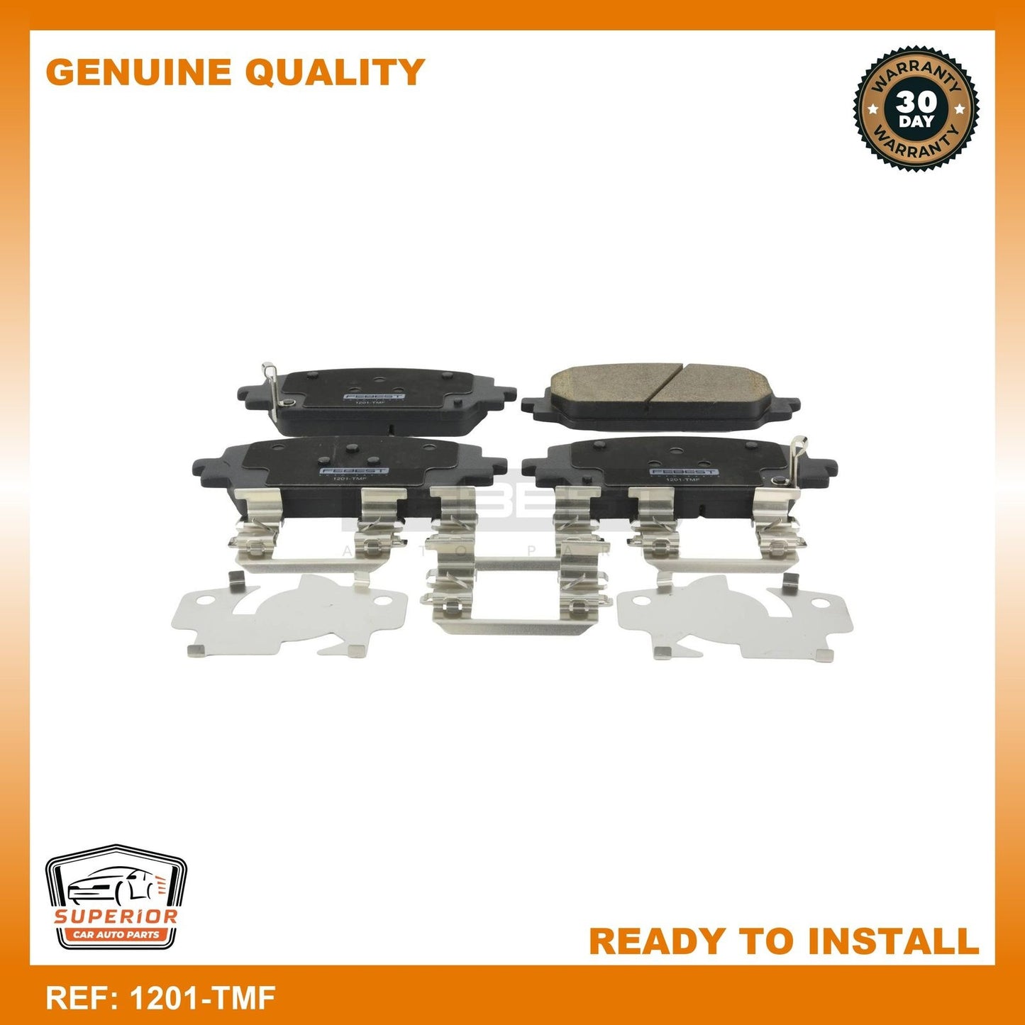 FEBEST 2020 Hyundai Santa Fe Pad Kit Disc Brake Front 1201-TMF