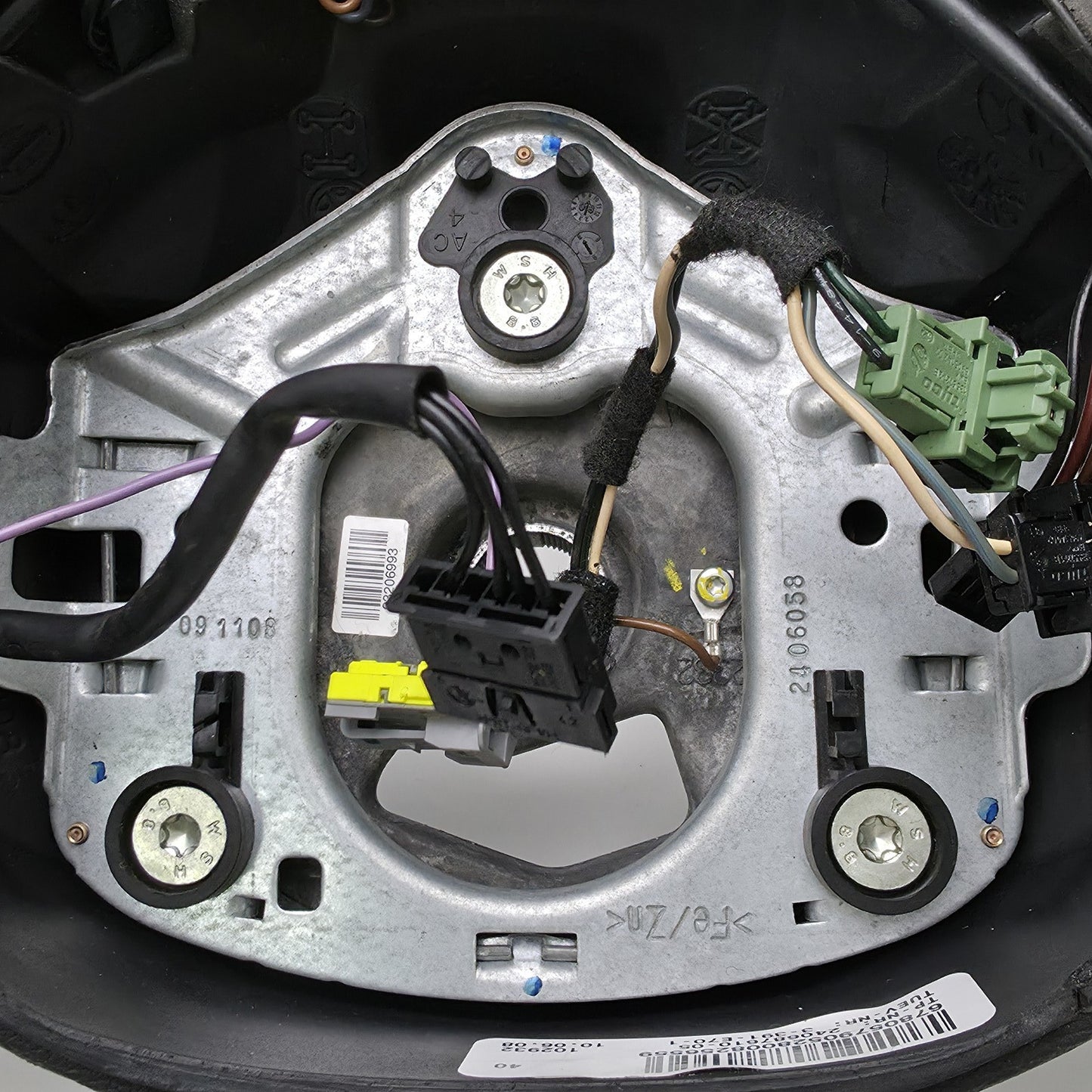 2007-2013 BMW X5 Steering Wheel Leather Black 240687610