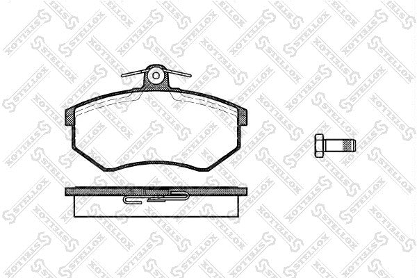 STELLOX 1995-2005 Audi A4 Brake Pad Set 357.698.151