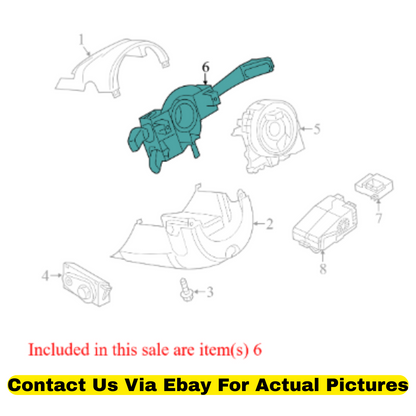 2016 Audi A6 Quattro Combination Switch Used OEM 4G8953502A4PK