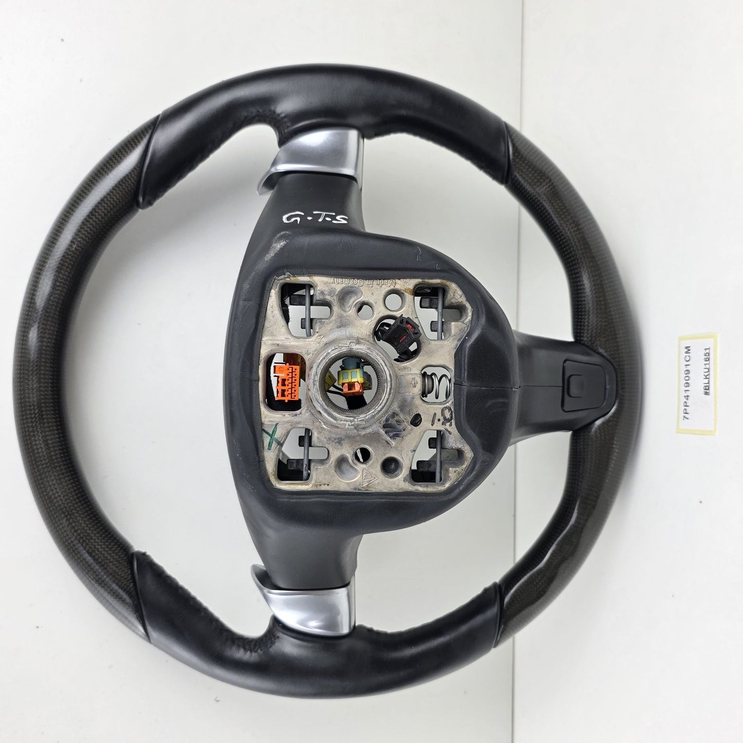 2010-2016 Porsche Cayenne Carbon Multifunction Steering Wheel 7PP419091CM