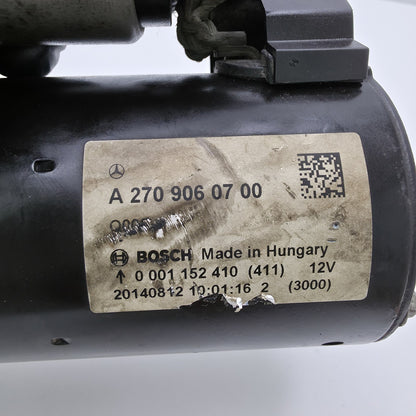 2014-2019 Mercedes-Benz CLA45 Bosch Engine Starter Motor A2709060700