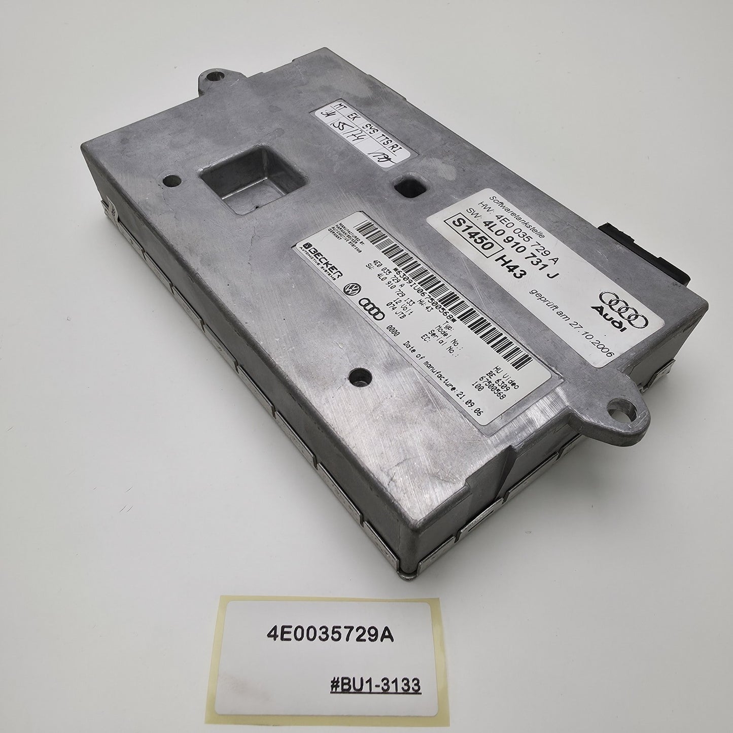 2004-2006 Audi Q7 MMI CONTROL UNIT MODULE 4E0035729A