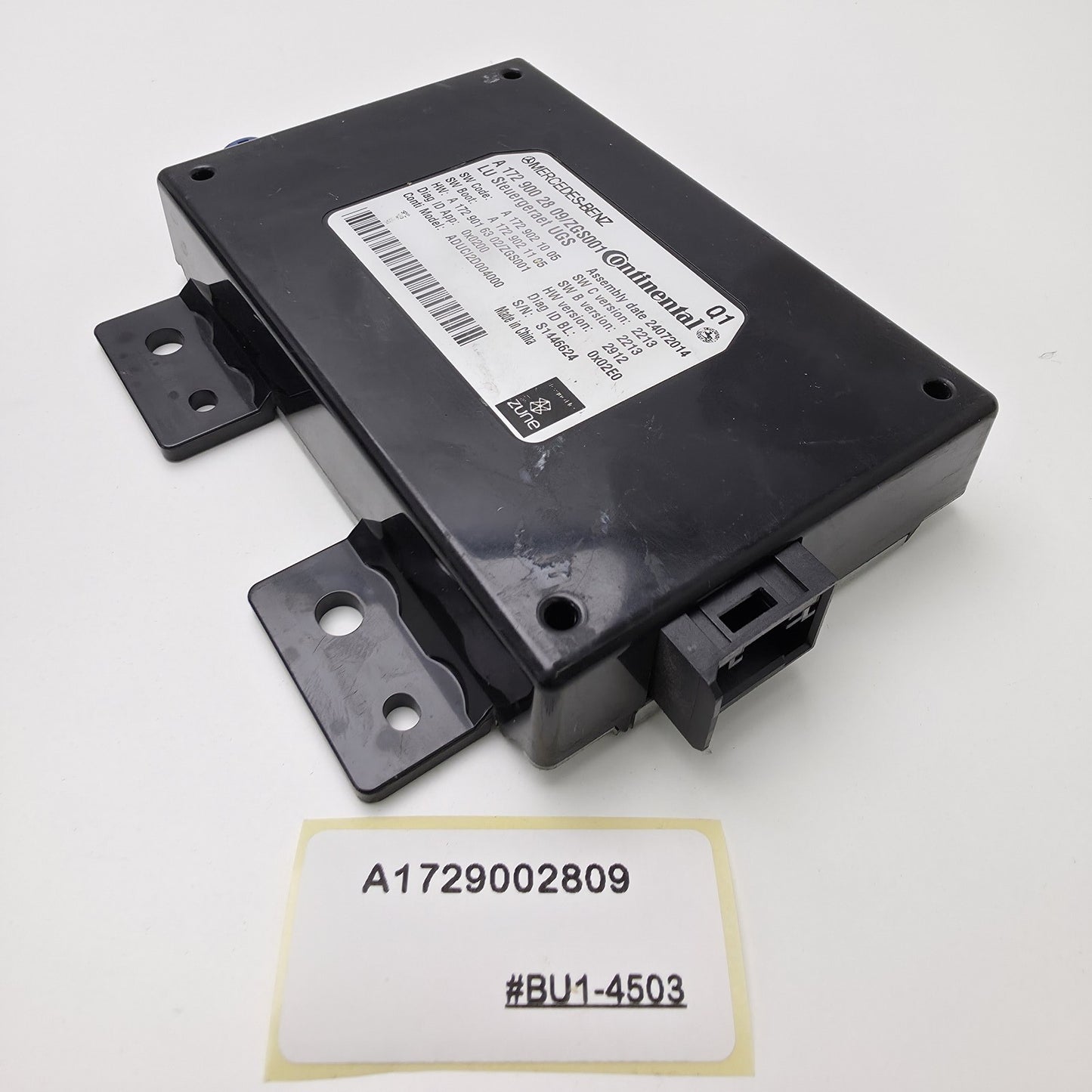 2015 Mercedes-Benz A250 Control Unit Complete Media Interface A1729002809