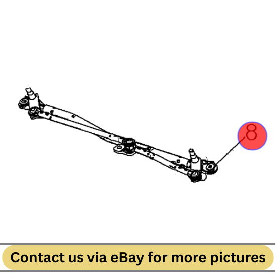 2010 Chevrolet Cruze Windshield Wiper Transmission Linkage Used OEM 95971326