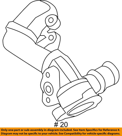 2013-2018 Audi RS7 Turbo Diverter Valve Flange / Adapter 079145751F