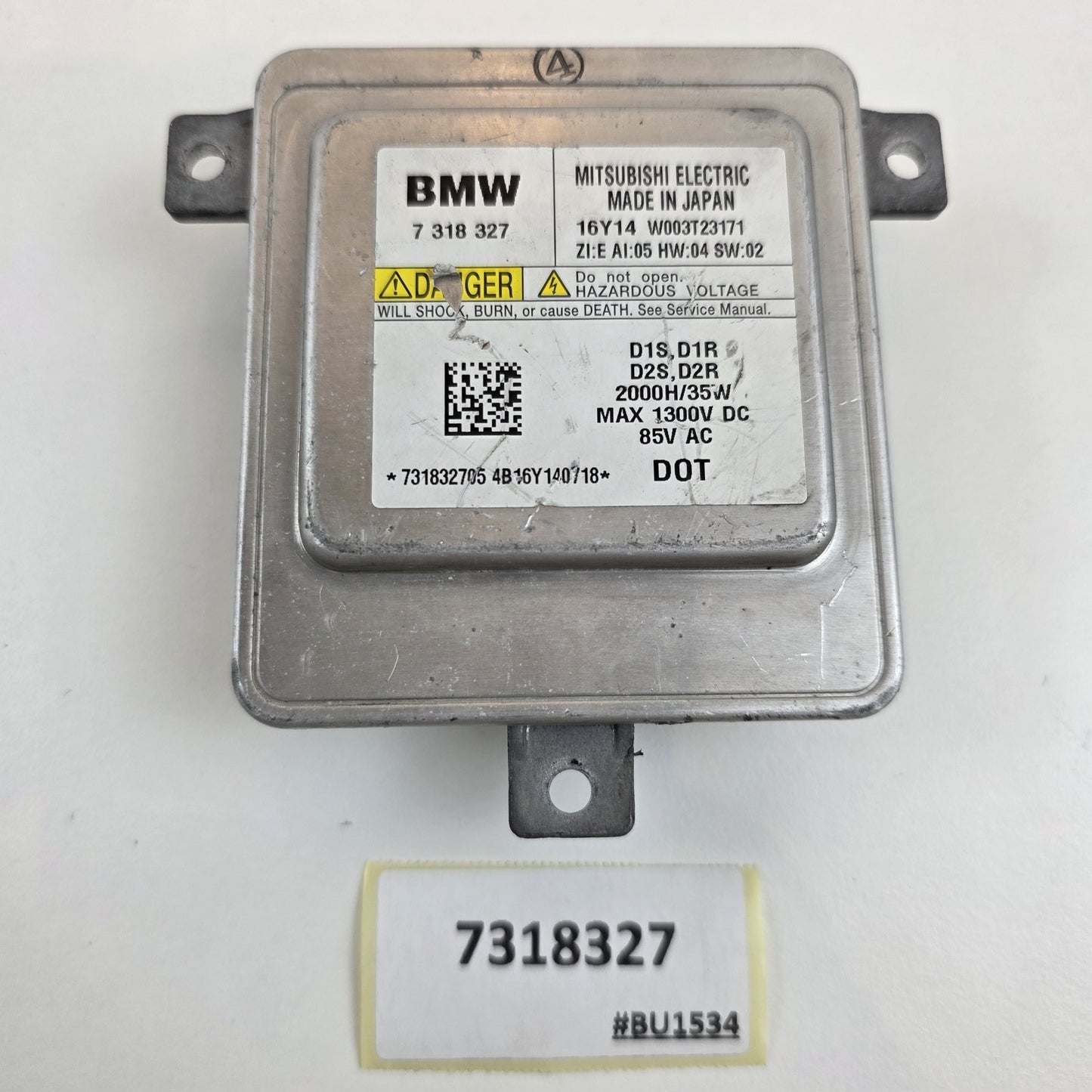 2008-2017 BMW 1 Series F20 F21 Xenon Headlight Ballast 7318327