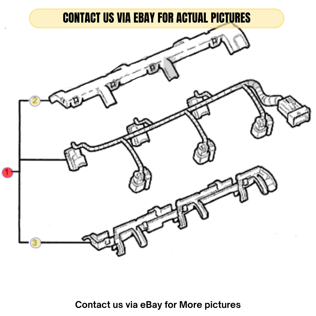 2009 Chevrolet LuminaS Fuel Injector Wiring Harness Used OEM 92066998