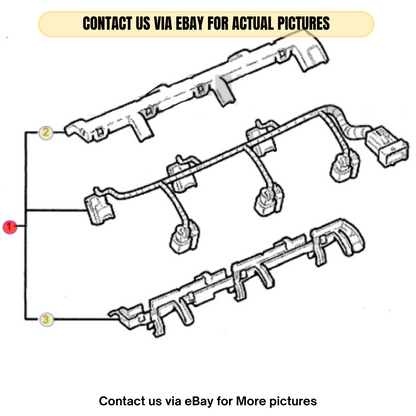 2009 Chevrolet LuminaS Fuel Injector Wiring Harness Used OEM 92066998
