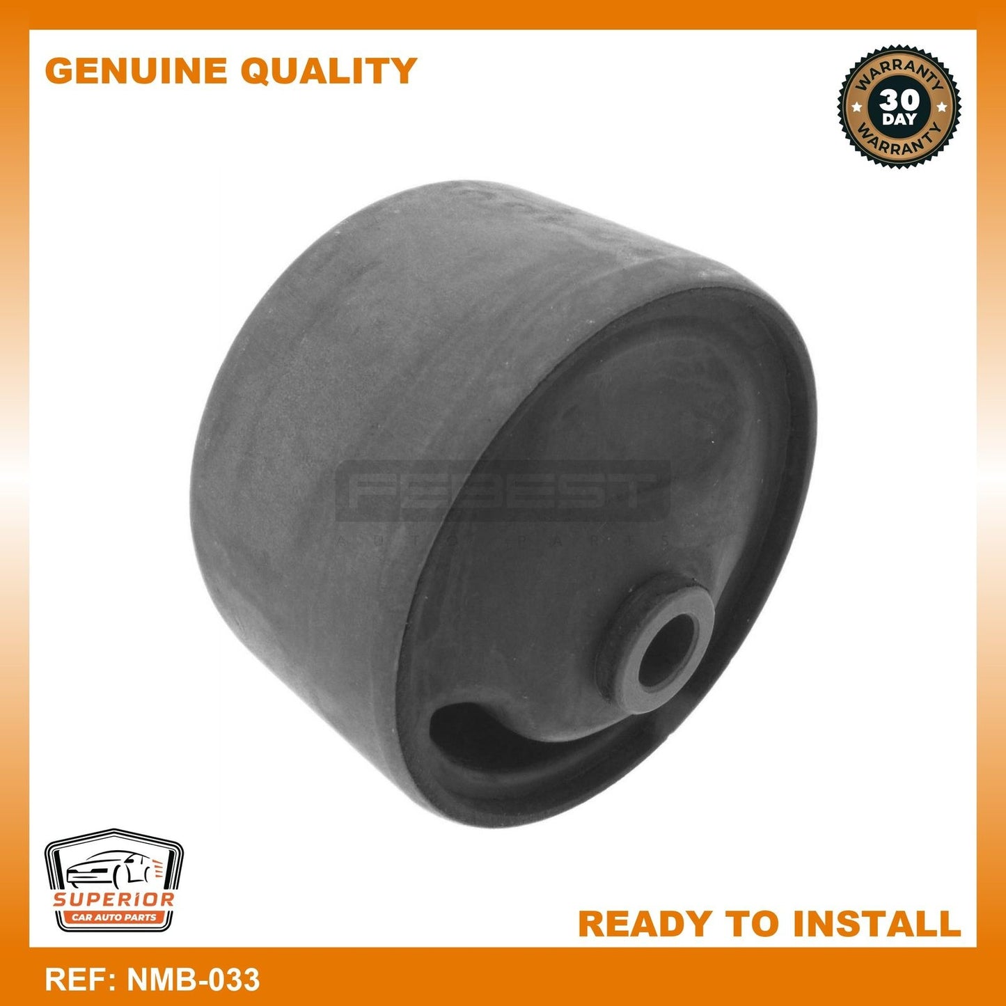 FEBEST 1991-1993 Nissan NX Right Engine Mount Bushing NMB-033