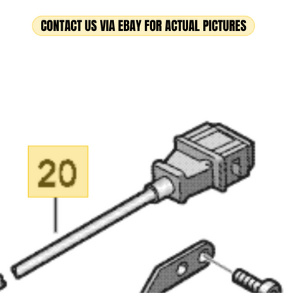 2010-2012 AUDI A4 ENGINE KNOCK SENSOR WITH WIRING HARNESS USED OEM 06E905377A