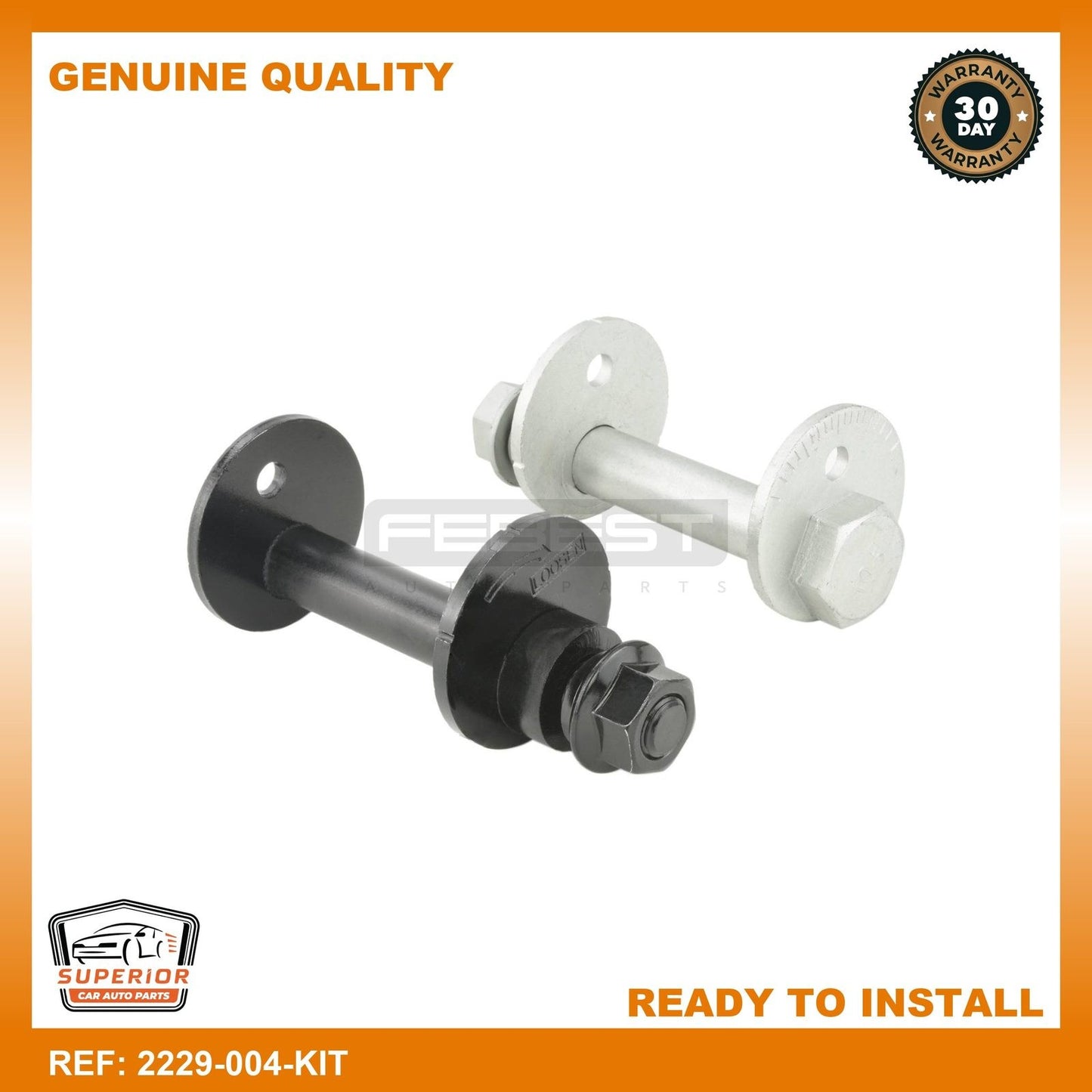 Febest 03-06 Kia Sorento Repair Kit Camber Adjusting Eccentric 2229-004-KIT