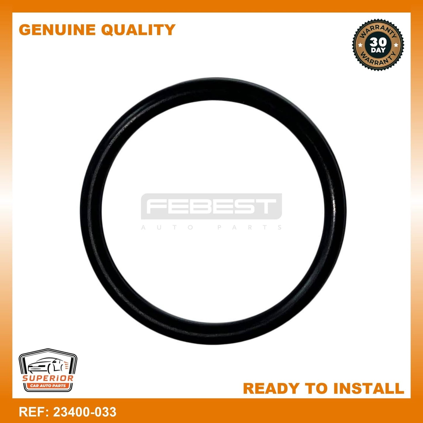 FEBEST Mercedes-Benz Gasket, Coolant Flange 23400-033