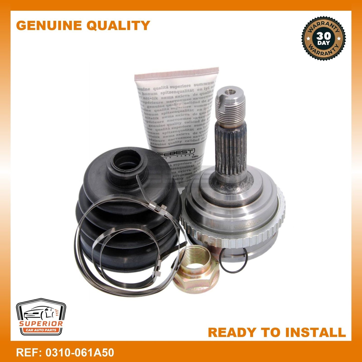 FEBEST HONDA Outer Cv Joint 0310-061A50