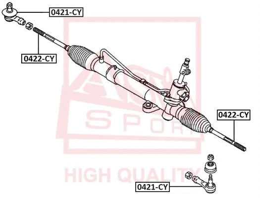 Febest Steering Tie Rod End 0421-CY