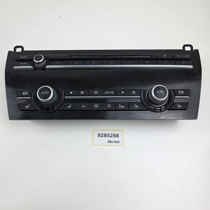 2009-2012 BMW 740i A/C Climate Control Radio Switch 9285288