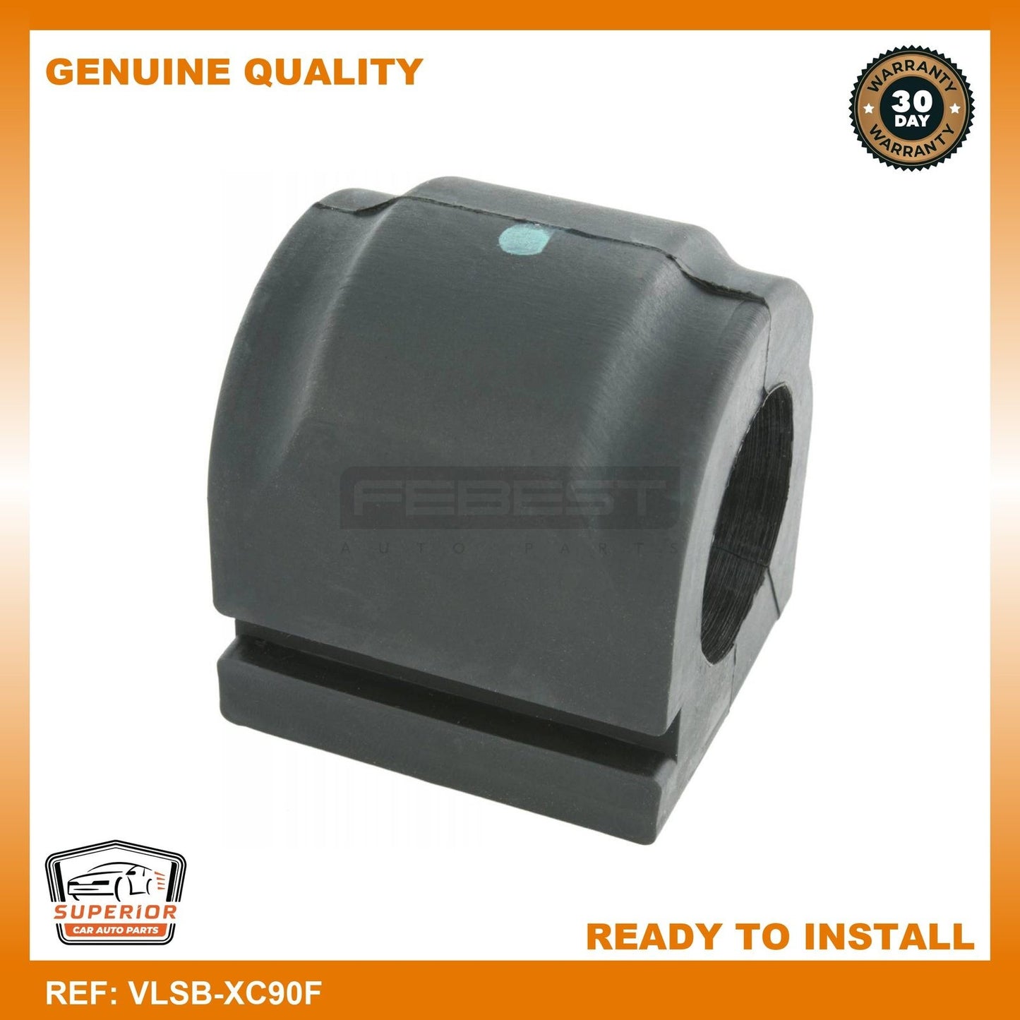 FEBEST 2001-2009 Volvo S60 Front Stabilizer Bar Bush VLSB-XC90F