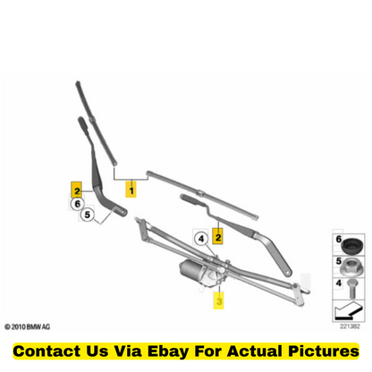 2012 Mini Cooper Countryman Complete Front Wiper System Used OEM 61619800894