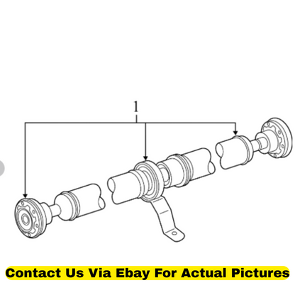 2013 Audi Q5 Driveshaft Propeller Shaft Used OEM 8R0521101C