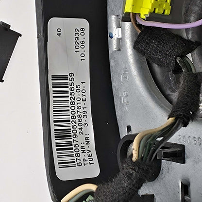 2007-2013 BMW X5 Steering Wheel Leather Black 240687610