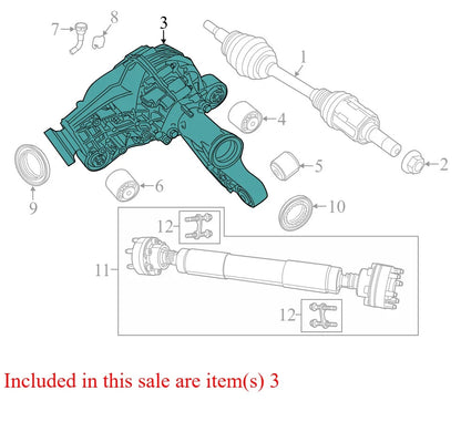 2015 Jeep Grand Cherokee Front Differential Assembly Used OEM 53010969AA