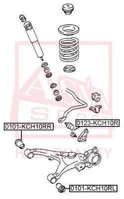 FEBEST TOYOTA Rear Stabilizer Link 0123-KCH10R