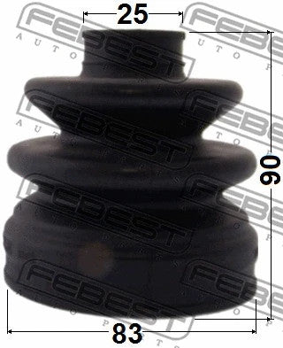 FEBEST SSANG YONG, KIA, HYUNDAI Bellow Set, drive shaft - 1215-SANFELH