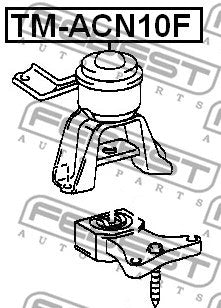 FEBEST TOYOTA RIGHT ENGINE MOUNT (HYDRO) 1AZFSE - TM-ACN10F