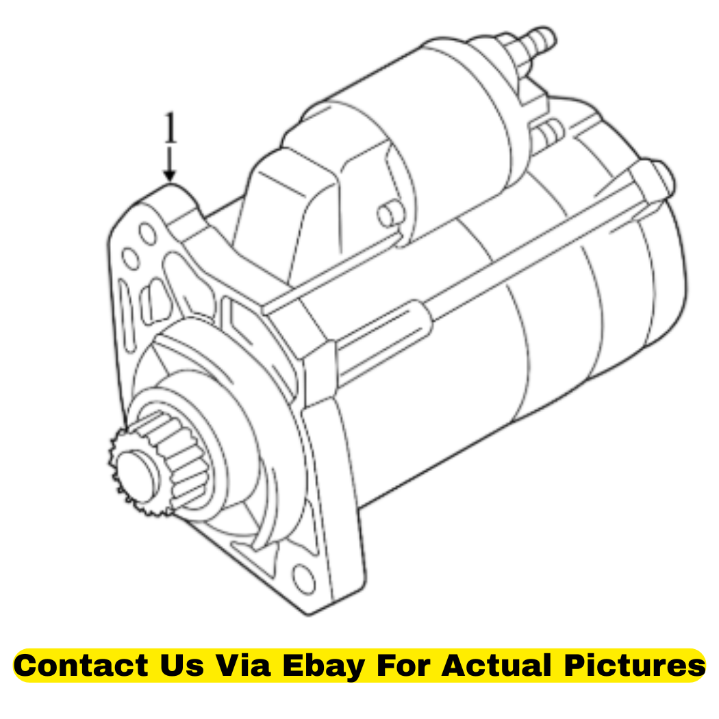 2012 Audi A8 Quattro Engine Starter Motor Used OEM 079911021G