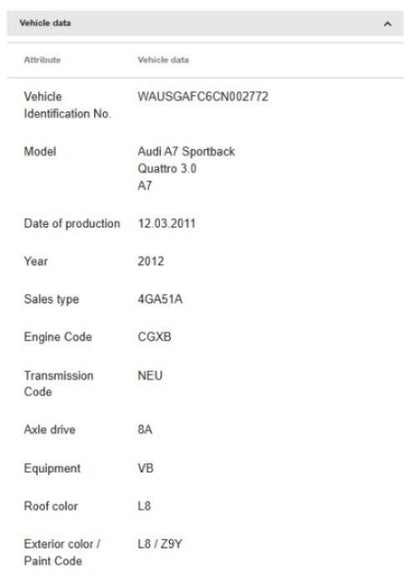 Audi 2016-2018 Audi A7 Bumper Impact Bar 4G8807309C