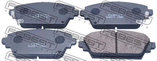 FEBEST HONDA Pad Kit Disc Brake Front 0301-CMF