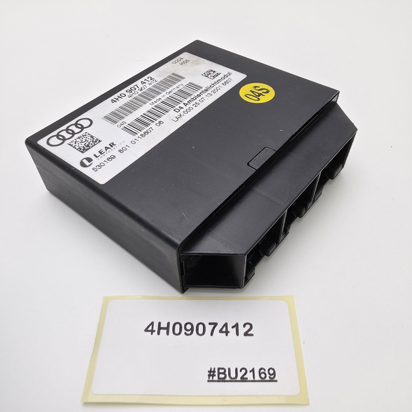 2010-2018 Audi A8 Ambient Light Control Module 4H0907412