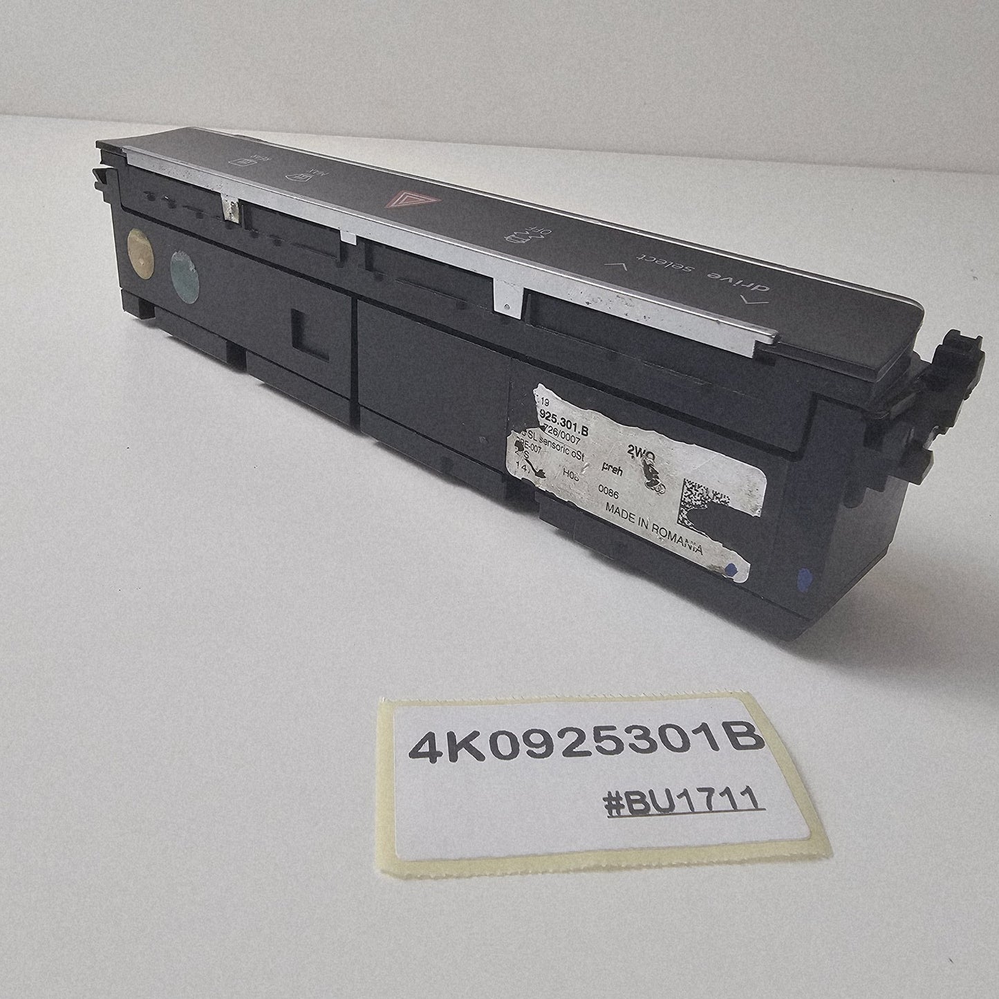 2019-2025 Audi A7 Control Switch Assembly 4K0925301B