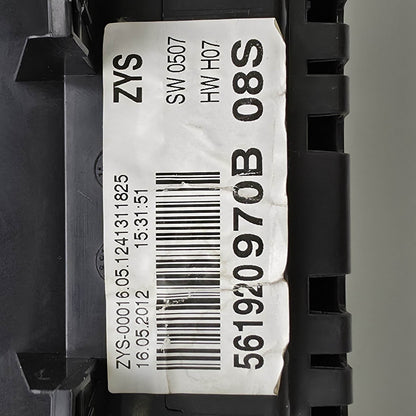 2013-2014 Volkswagen Passat COMB.INSTRUMENT. 561920870B