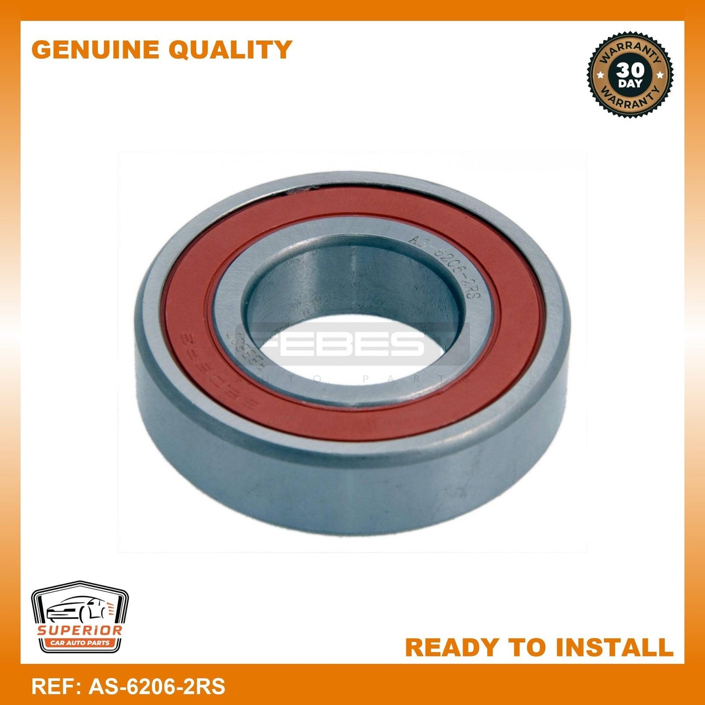 FEBEST FORD Ball Bearing AS-6206-2RS