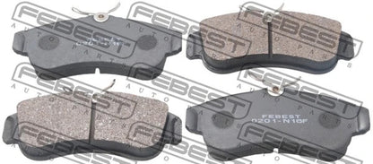 FEBEST NISSAN Pad Kit, Disc Brake, Front 0201-N16F