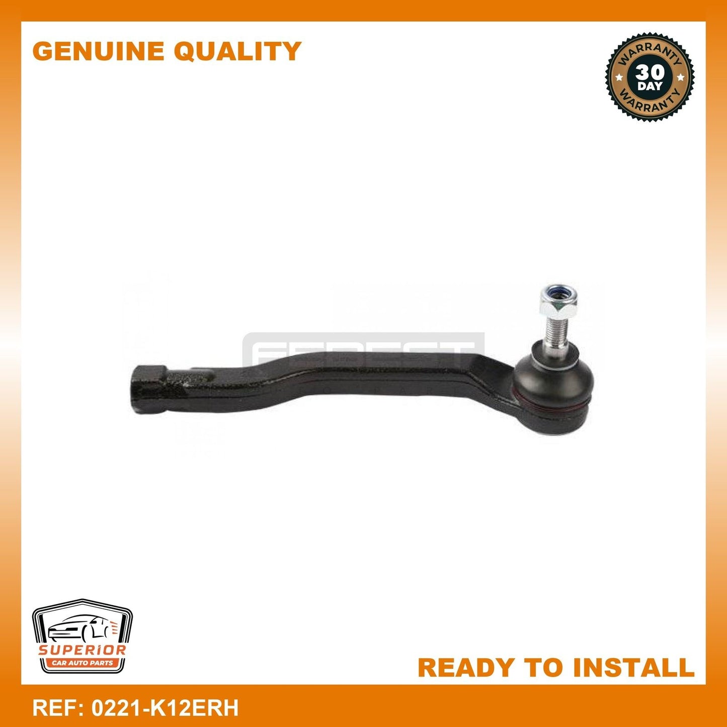 Febest 2005-2007 Nissan Micra Steering Tie Rod End Right 0221-K12ERH