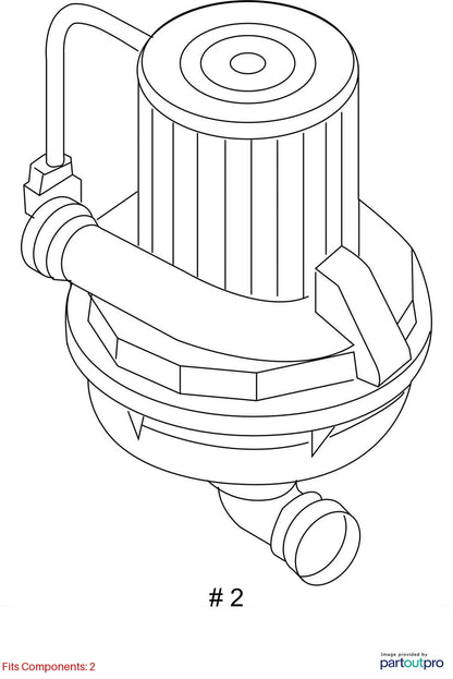 2014 Audi A6 Secondary Air Pump – Used OEM 06A131333D