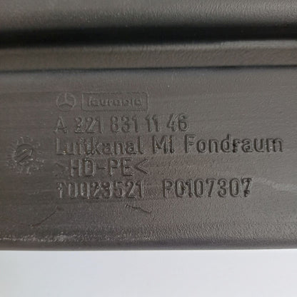 2005-2013 Mercedes-Benz S-Class Center Console Air Duct A2218311146