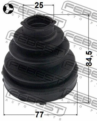 FEBEST 2006-2008 Suzuki Grand Vitara Boot Inner CV Joint Kit 0715-JB416XT