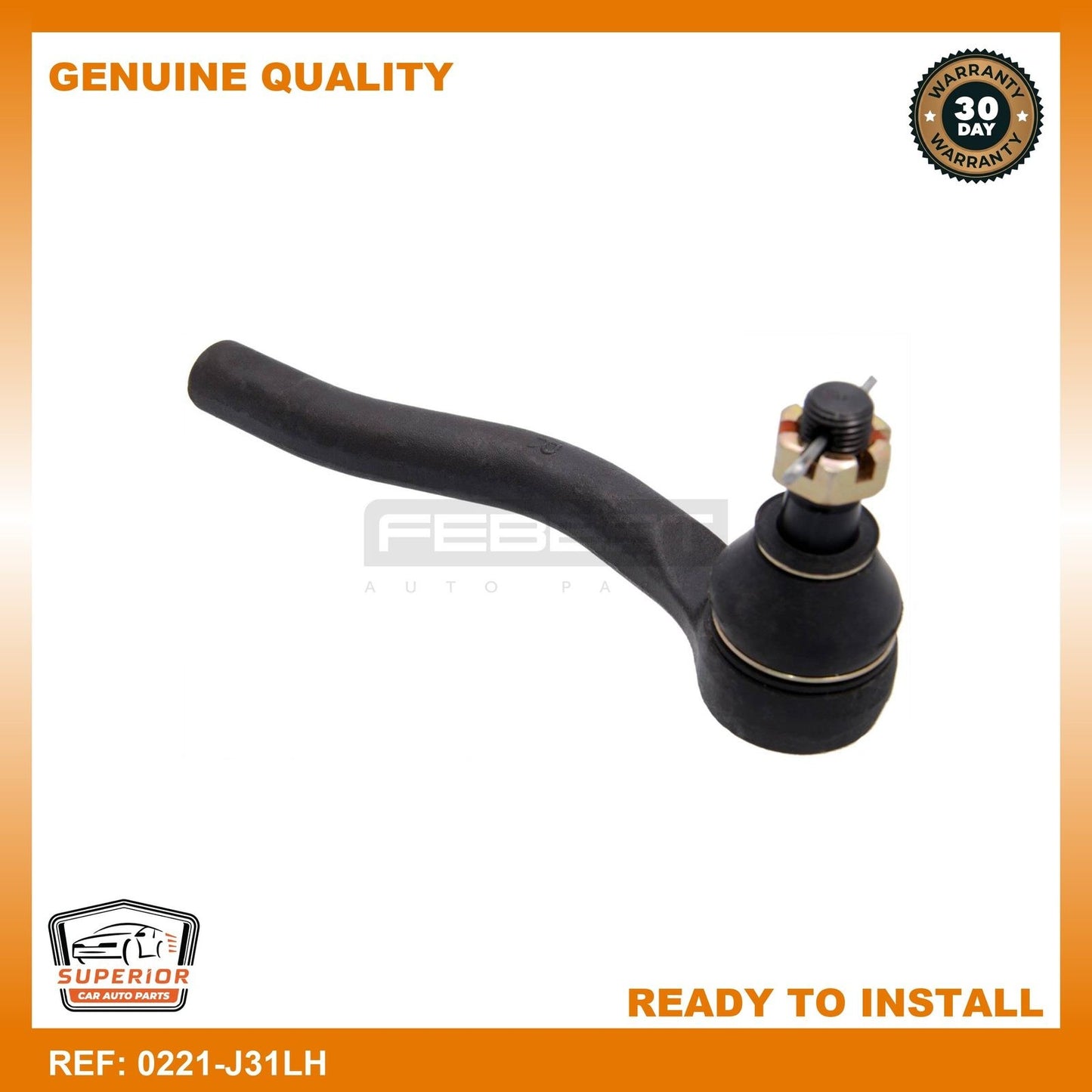 Febest Steering Tie Rod End Left 0221-J31LH