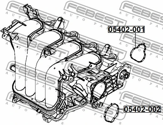 FEBEST 2006-2014 Mazda 2 Gasket Intake Manifold 05402-001